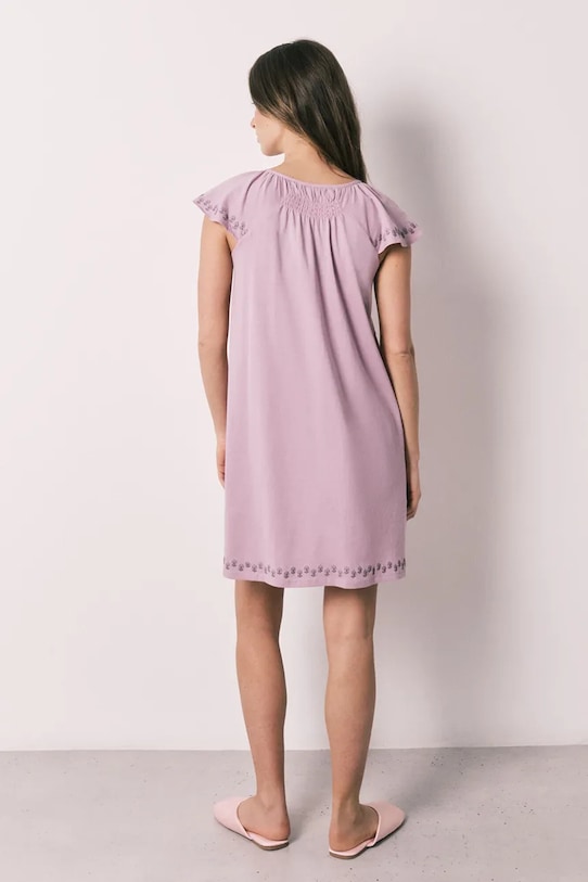 women'secret koszula nocna damska bawełniana 4363629 różowy SS26