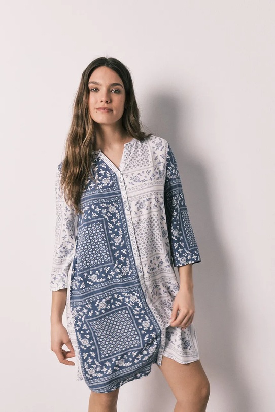 Îmbrăcăminte women'secret cămașă de noapte pentru femei. din vâscoză 4363631 albastru