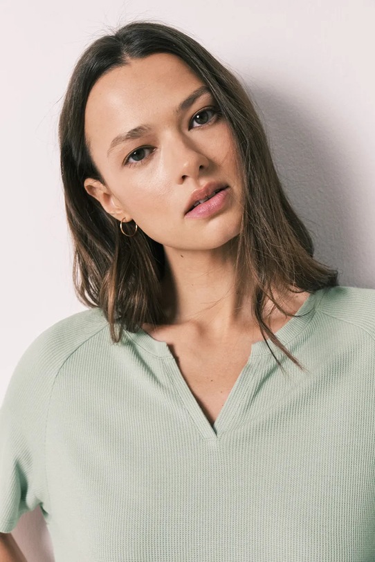 women'secret piżama dwuczęściowa damska z wiskozy 4753106 zielony