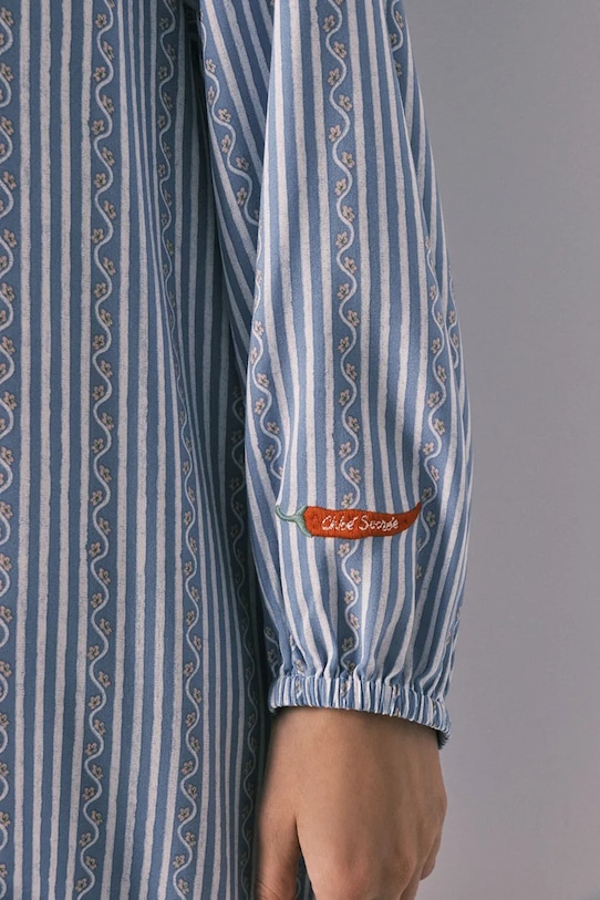 women'secret koszula nocna damska z wiskozy 4923664 niebieski