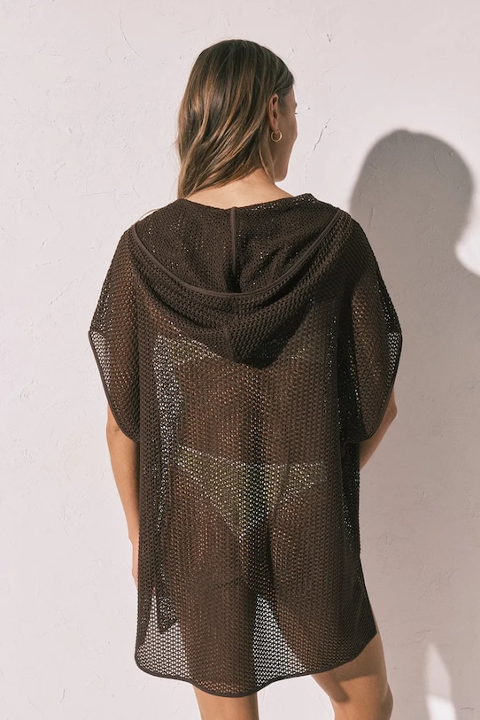 women'secret tunika plażowa damska 5543704 brązowy SS26