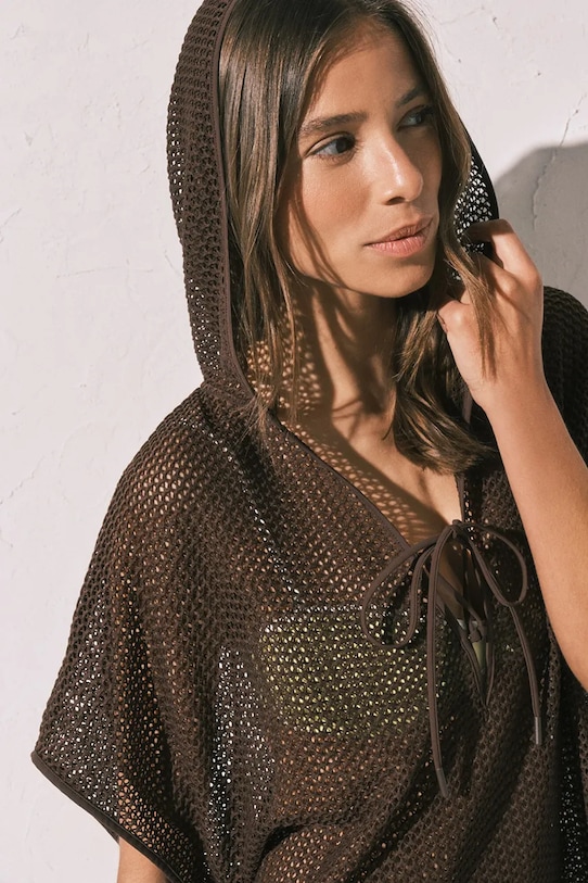 women'secret tunika plażowa damska brązowy 5543704