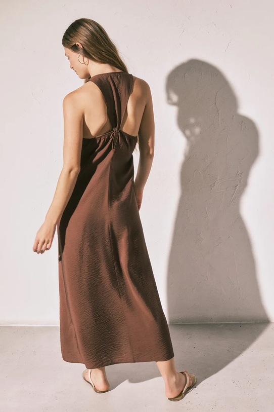 women'secret sukienka plażowa damska 5543706 brązowy SS26