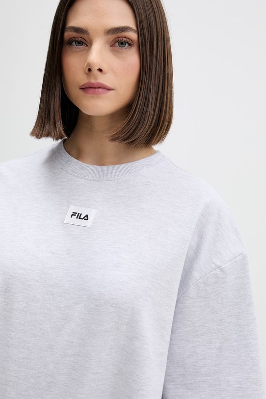 Odzież Fila piżama dwuczęściowa damska bawełniana FPS4225 szary