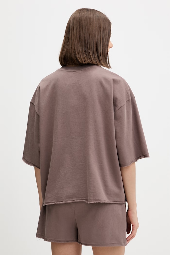 Fila piżama dwuczęściowa damska bawełniana FPS4225 brązowy SS26