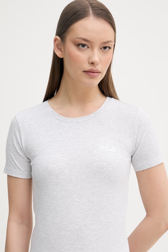 Fila piżama dwuczęściowa damska bawełniana z elastanem FPS4231 szary