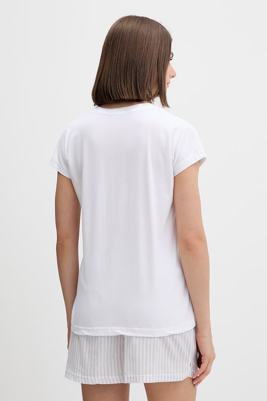 Fila Piżama dwuczęściowa damska bawełniana FPS4238 biały SS26