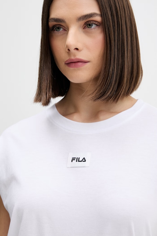 Odzież Fila Piżama dwuczęściowa damska bawełniana FPS4238 biały