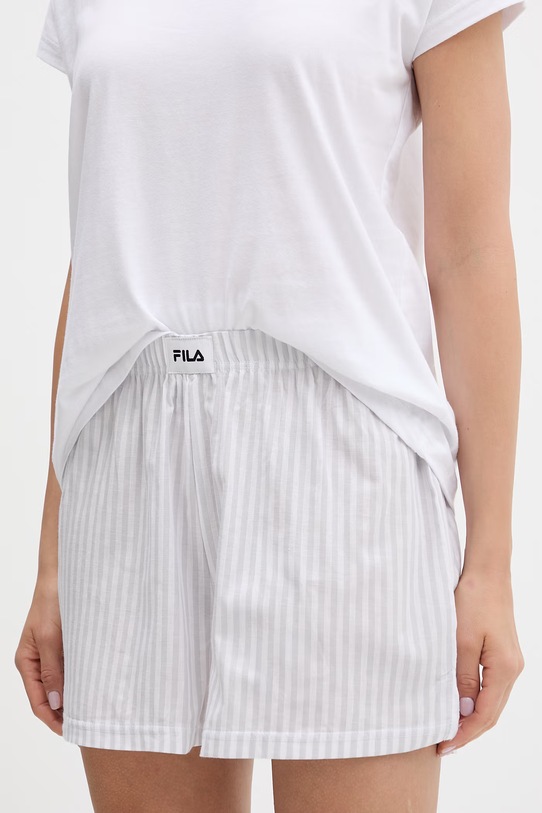 Fila Piżama dwuczęściowa damska bawełniana biały FPS4238