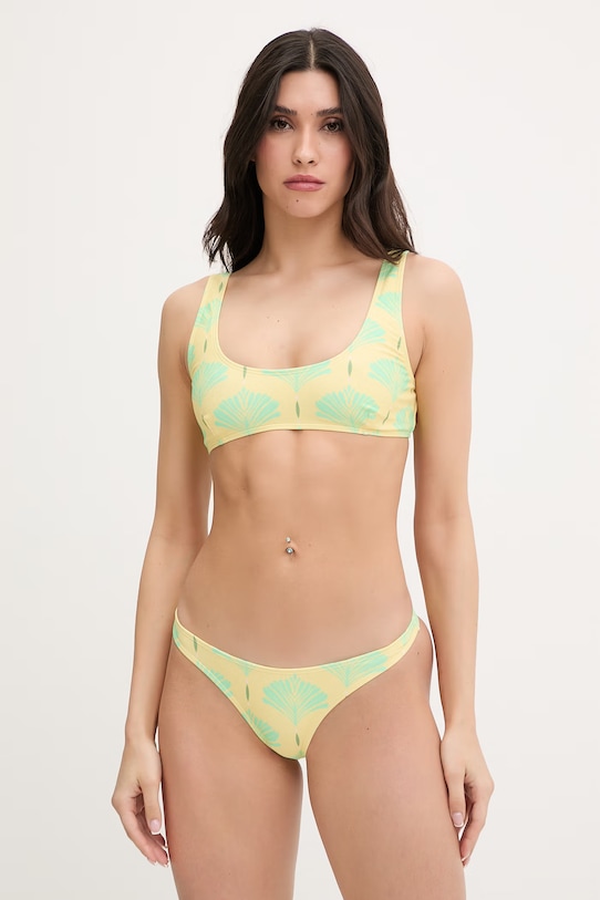Hurley brazyliany kąpielowe damskie CHEKIEST WSWBEU00003 żółty SS26