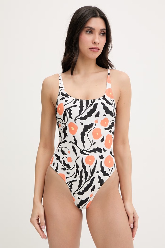 Hurley strój kąpielowy jednoczęściowy damski beżowy WSWOEU00004