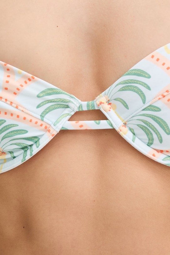 Hurley biustonosz kąpielowy damski turkusowy WSWTEU00005