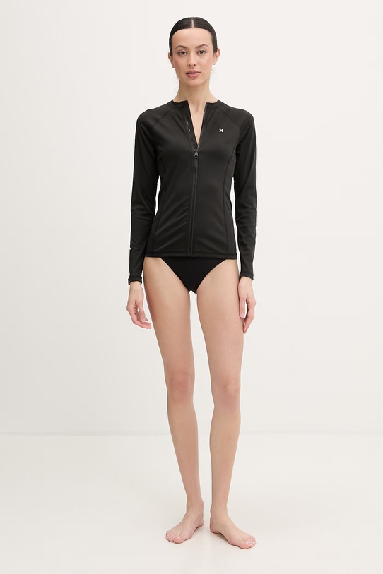 Hurley longsleeve kąpielowy damski WLEU00003 czarny SS26