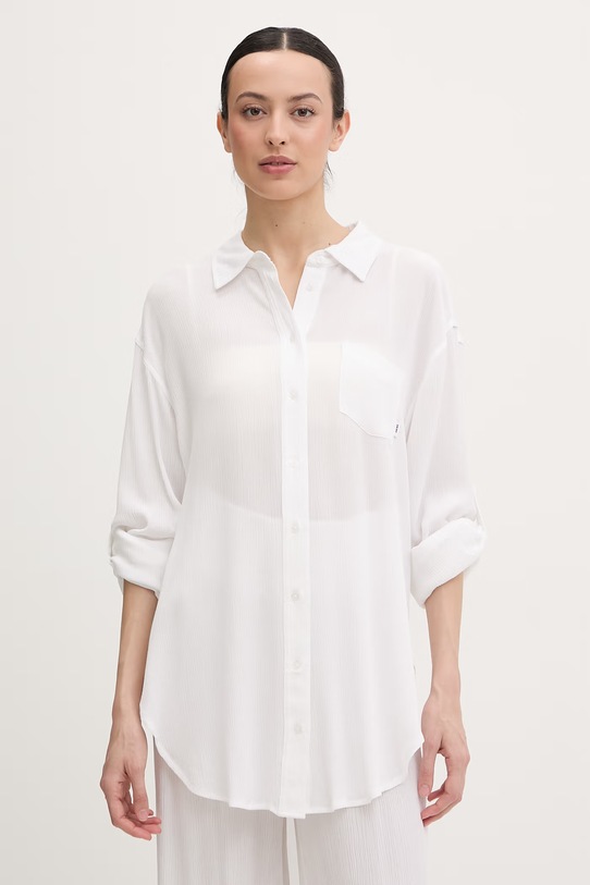 DKNY koszula plażowa damska beżowy DIE6C955