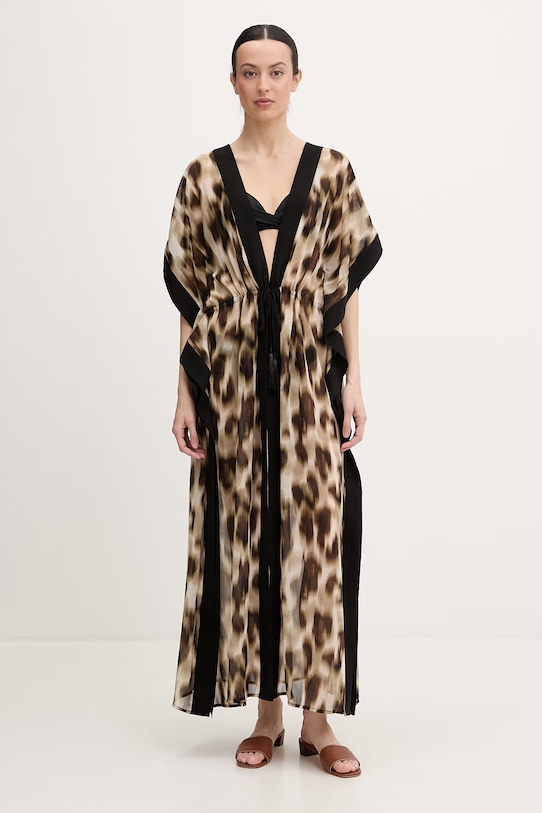 DKNY narzutka plażowa damska czarny DIE6C917