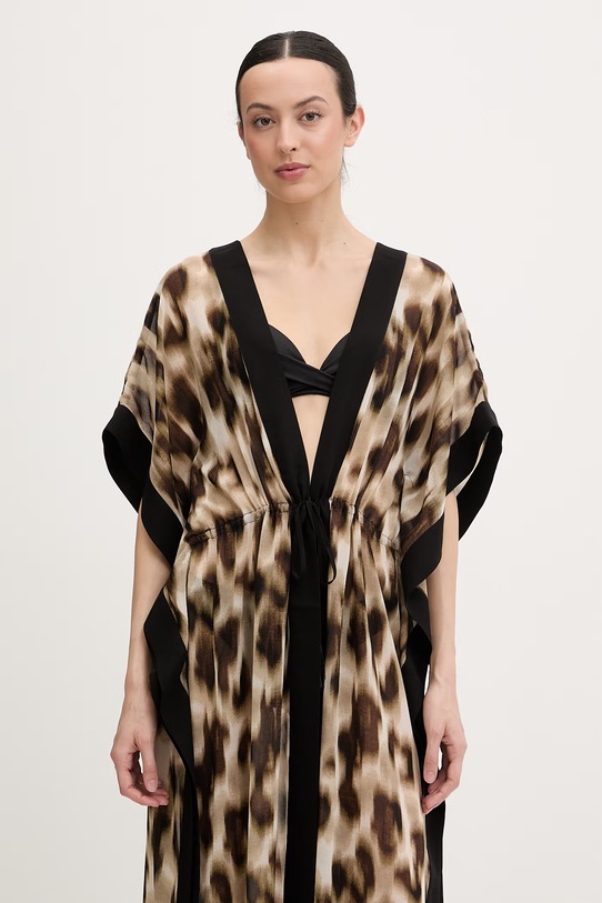 DKNY narzutka plażowa damska czarny DIE6C917