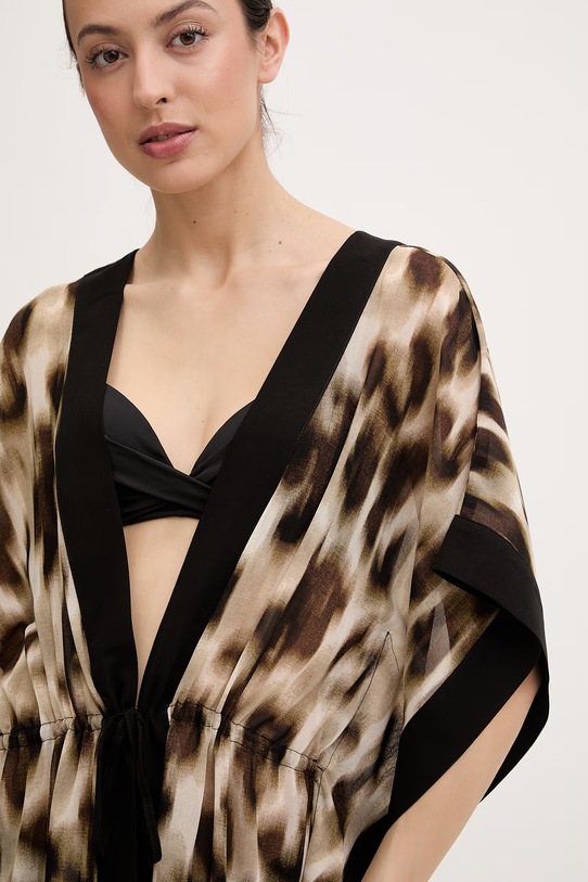 DKNY narzutka plażowa damska DIE6C917 czarny