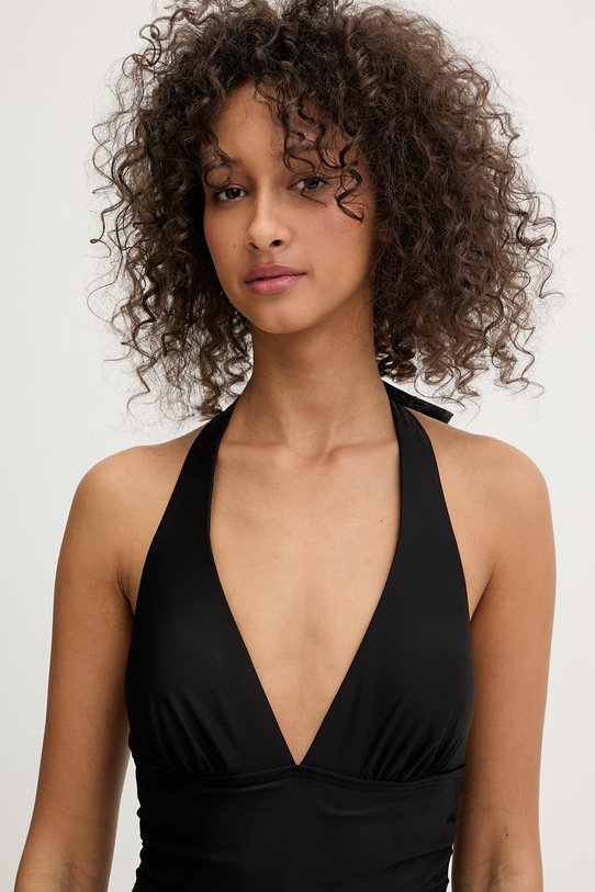 DKNY strój kąpielowy jednoczęściowy damski czarny DIE6M733