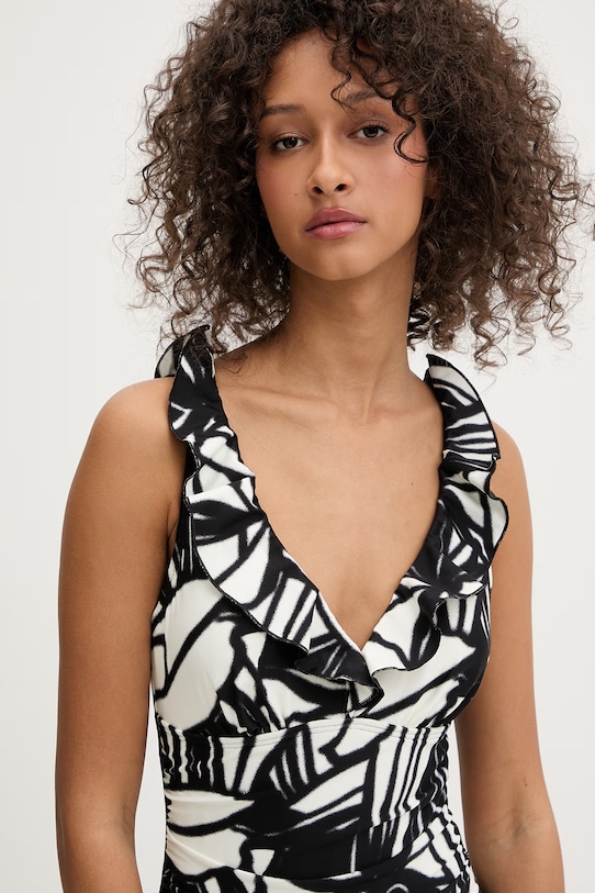 DKNY costume da bagno intero da donna nero DIE6M691