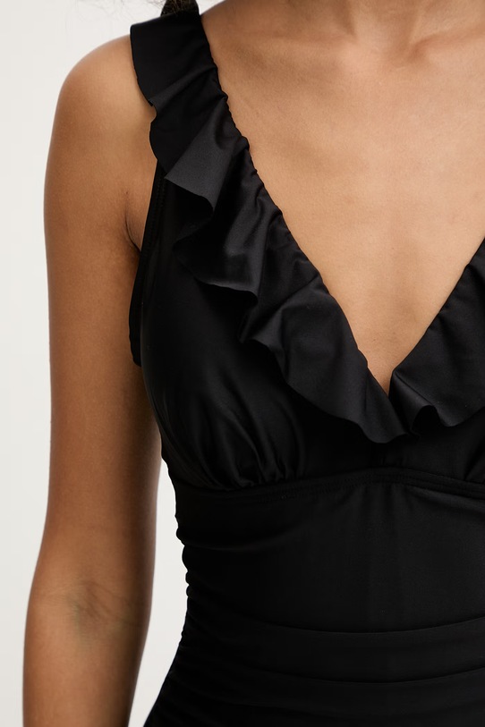 DKNY strój kąpielowy jednoczęściowy damski czarny DIE6M691