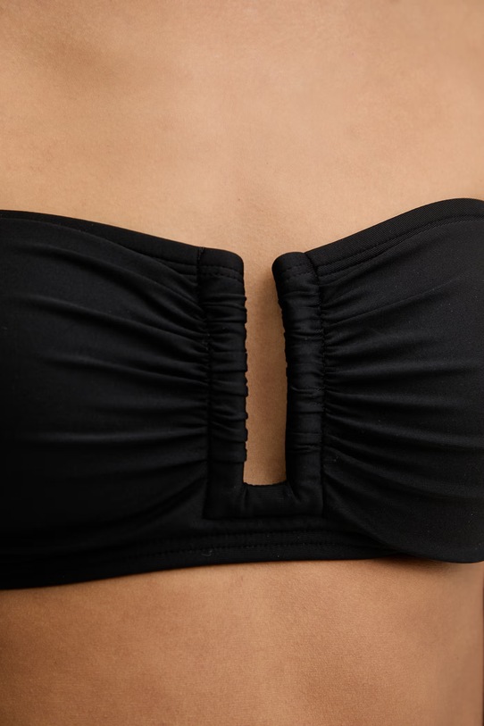 DKNY strój kąpielowy dwuczęściowy damski czarny DIE6S144