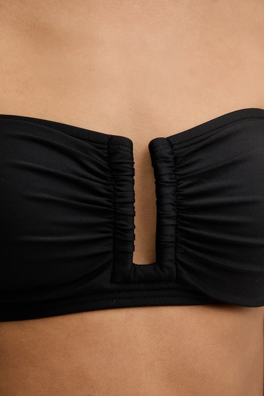 DKNY strój kąpielowy dwuczęściowy damski czarny DIE6S144