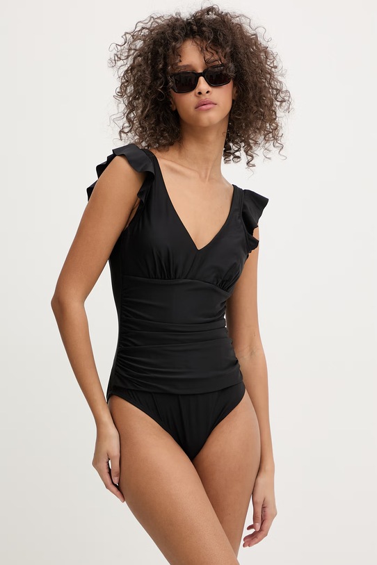 DKNY Jednodijelni kupaći kostim za žene DIE6M731 crna SS26