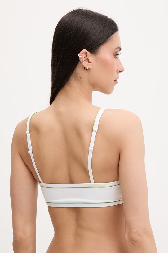 Lacoste biustonosz kąpielowy damski MF9828 biały SS26