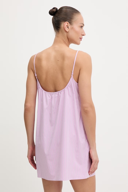 Polo Ralph Lauren koszula nocna damska bawełniana 4P0557 różowy SS26