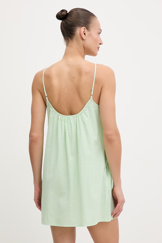 Polo Ralph Lauren koszula nocna damska bawełniana 4P0782 zielony SS26