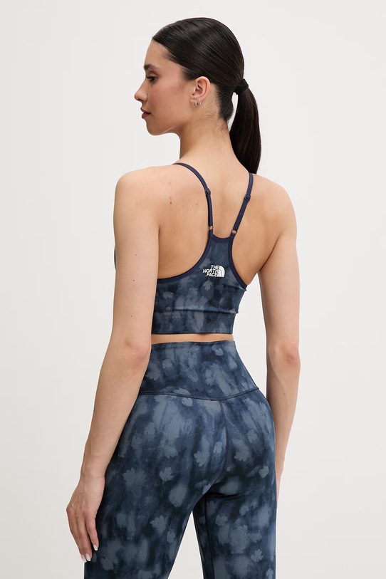 Odzież The North Face biustonosz sportowy FLEX NF0A8GZCJZ91 granatowy