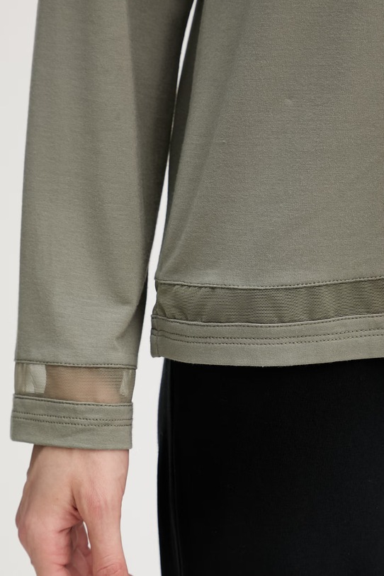 Chantelle pyžamové tričko s dlhým rukávom dámske s modalom Joe C15UJ0 zelená