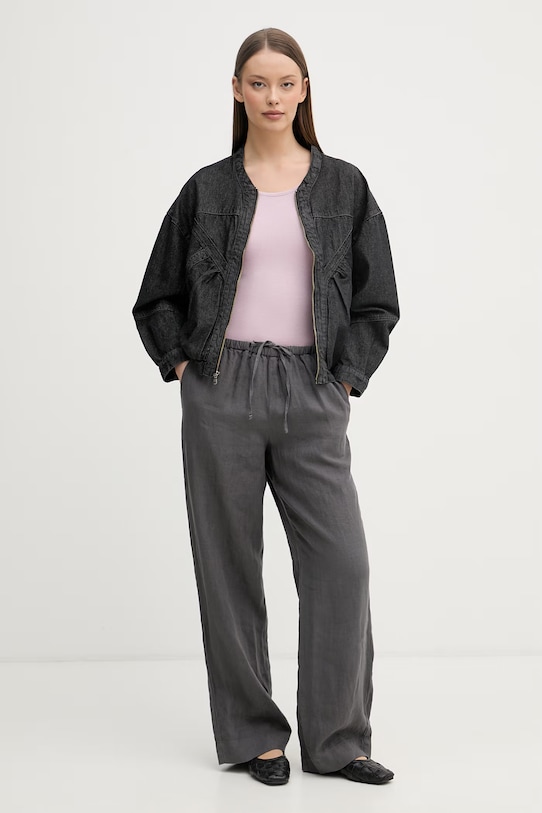 United Colors of Benetton боди дамско от вискоза 3P2Y3B006 розов SS26