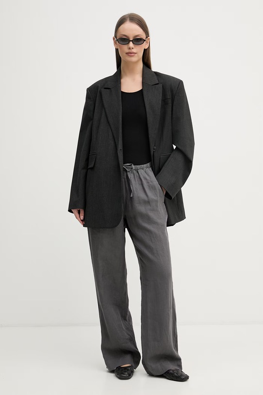 United Colors of Benetton боди дамско от вискоза 3P2Y3B006 черен SS26