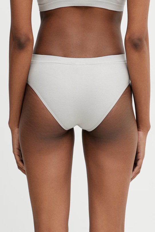 Odzież MM6 Maison Margiela figi damskie z bawełną MKL740010 szary