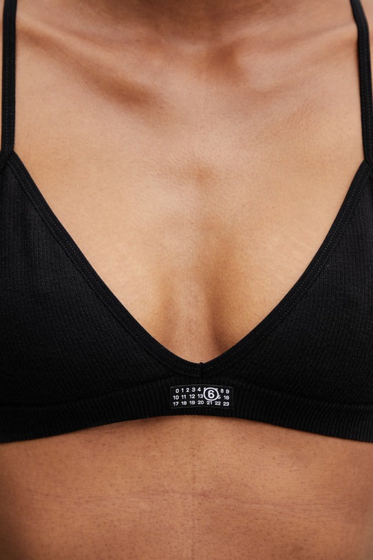 MM6 Maison Margiela biustonosz czarny MKR170010