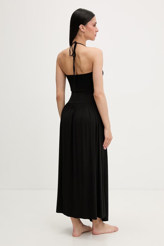 Odzież Liu Jo sukienka plażowa damska VA6030.JS360 czarny