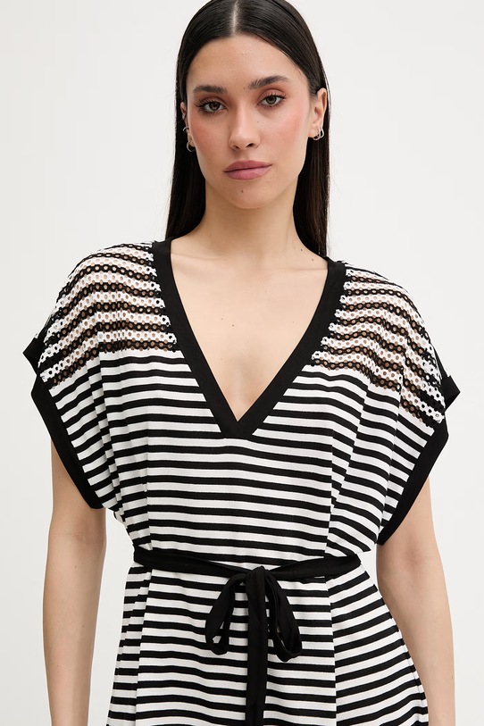 Odzież Liu Jo sukienka plażowa damska VA6036.J3908 czarny