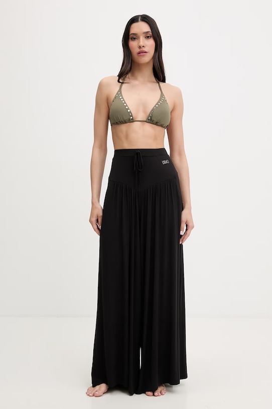 Liu Jo spodnie plażowe damskie VA6061.JS360 czarny SS26