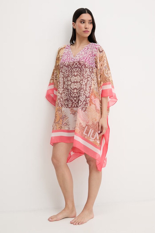 Liu Jo плажна наметка дамска VA6084.T4902 оранжев SS26