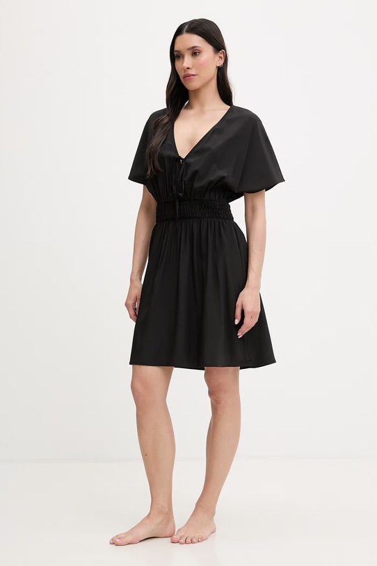 Liu Jo sukienka plażowa damska VA6113.T2920 czarny SS26