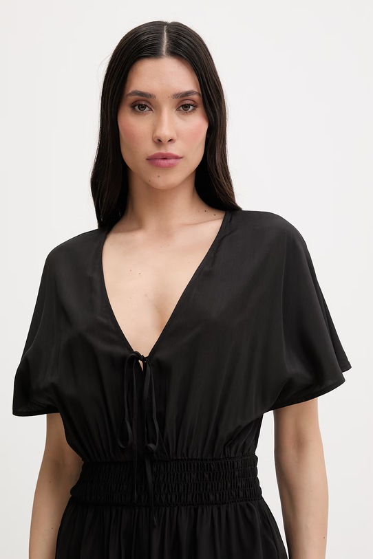 Liu Jo sukienka plażowa damska czarny VA6113.T2920