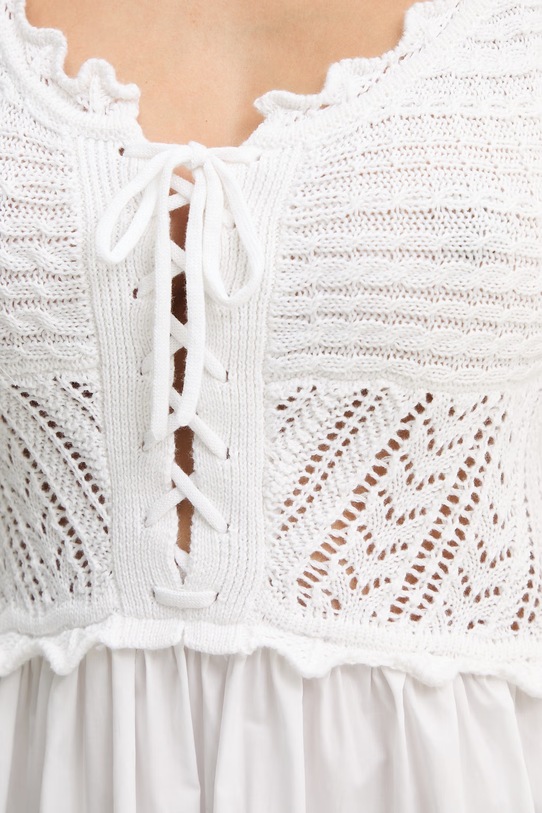 Liu Jo sukienka plażowa damska VA6130.TS125 biały