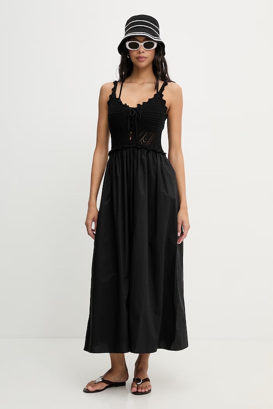 Liu Jo sukienka plażowa damska VA6130.TS125 czarny SS26