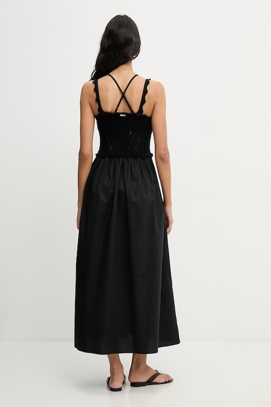 Odzież Liu Jo sukienka plażowa damska VA6130.TS125 czarny