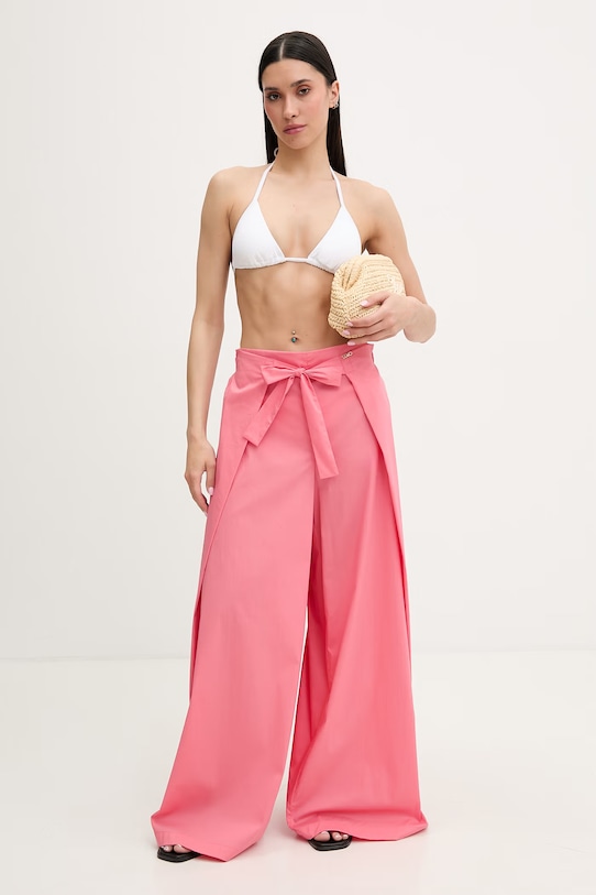 Liu Jo plážové kalhoty dámské VA6144.TS330 růžová SS26