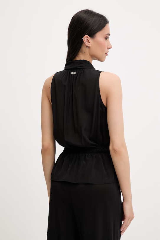 Odzież Liu Jo Top plażowy damski VA6146.T2920 czarny