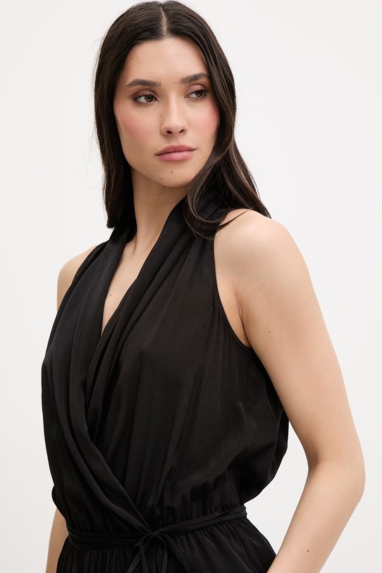 Liu Jo Top plażowy damski czarny VA6146.T2920