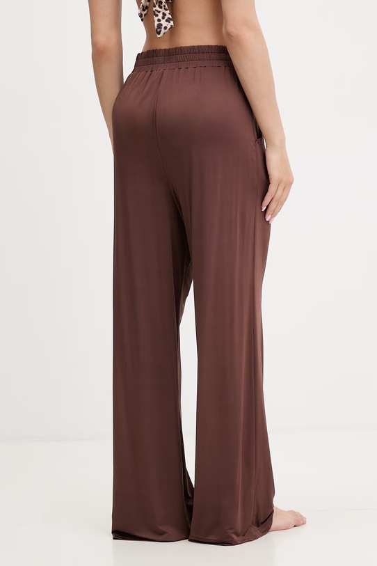 Odzież Liu Jo spodnie plażowe damskie VA6157.J3888 brązowy