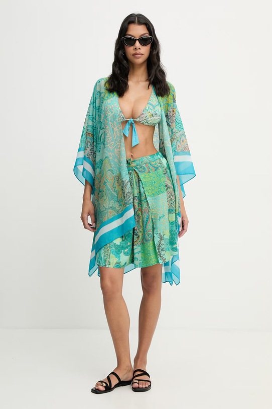 Liu Jo narzutka plażowa damska VA6160.T4902 turkusowy SS26